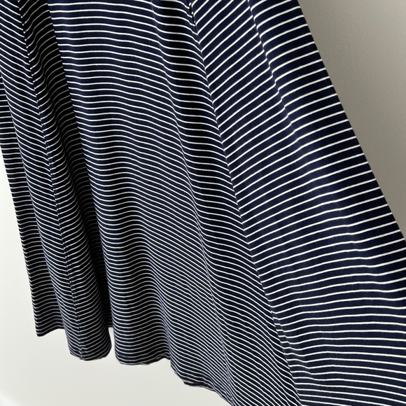Gap Navy Blue & White Striped Jersey Maxi Skirt - Picture 6 of 16